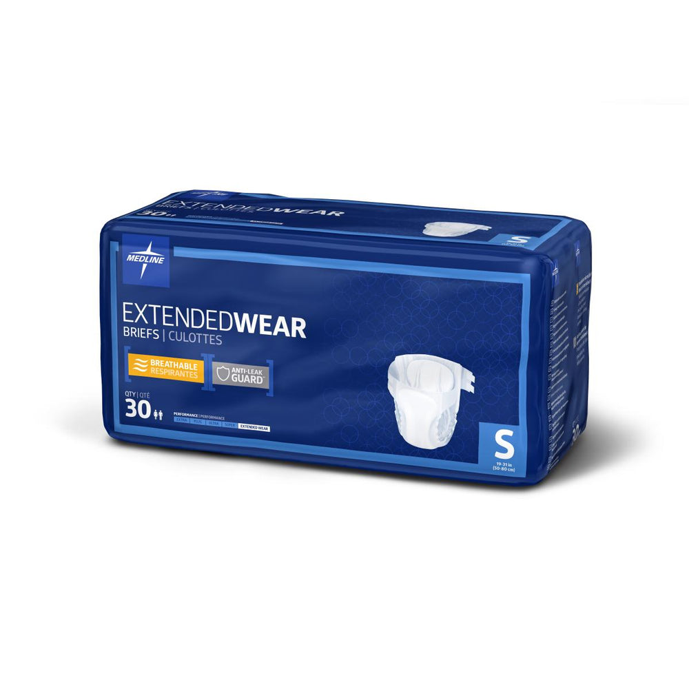 Extended Wear High-Capacity Adult Incontinence Briefs,19"- 31" 30 (BG)