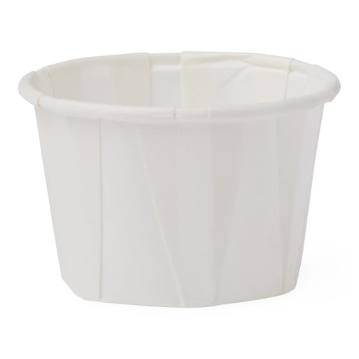 Disposable Paper Souffle Cups,White,1.000 OZ 5000 (CS)