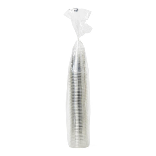 Disposable Graduated Cold Plastic Drinking Cups,Clear with Black Graduations,10.000 OZ 50 (BG)