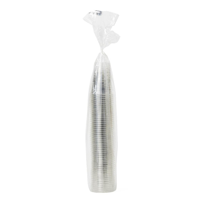 Disposable Graduated Cold Plastic Drinking Cups,Clear with Black Graduations,10.000 OZ 50 (BG)