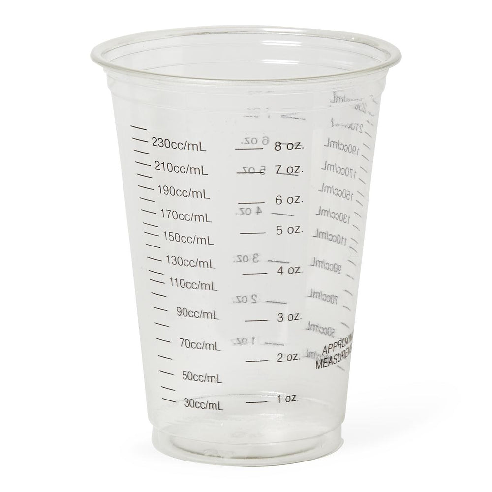 Disposable Graduated Cold Plastic Drinking Cups,Clear with Black Graduations,10.000 OZ 1000 (CS)