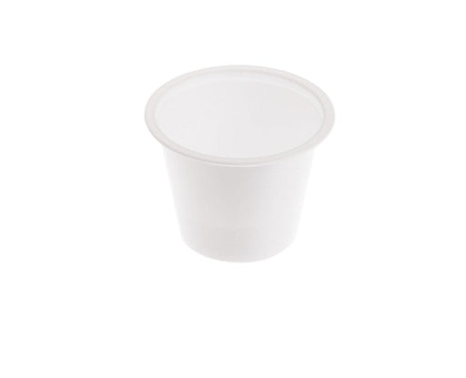 Disposable Plastic Portion Cups,White,0.750 OZ 5000 (CS)