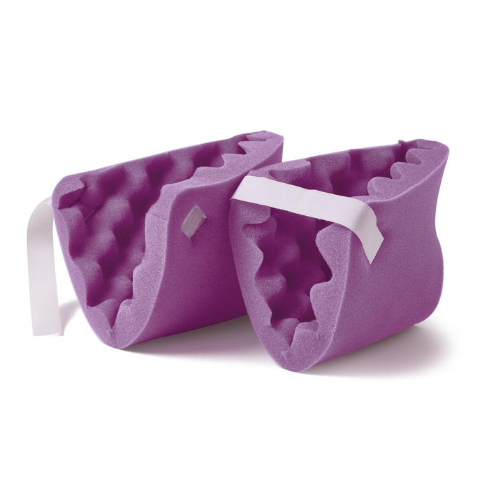 Convoluted Foam Heel Protectors,Purple 2 (PR)