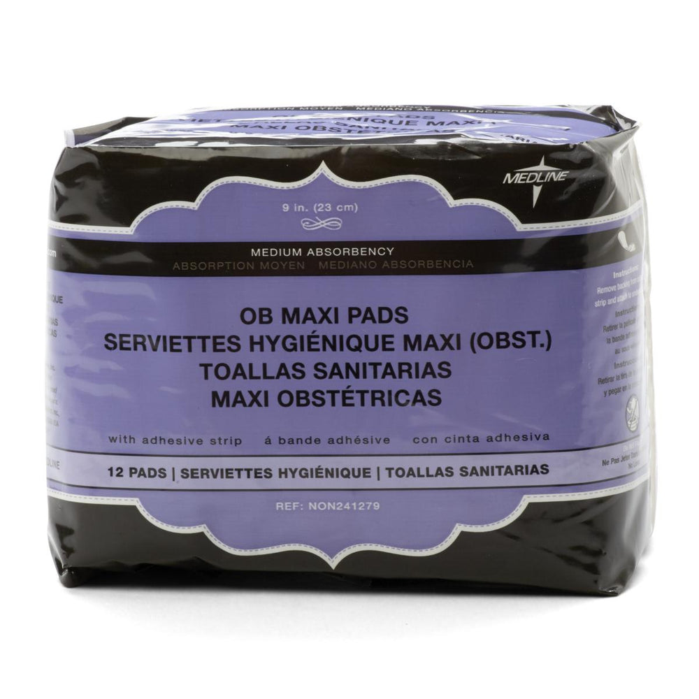 Maxi Adhesive Sanitary Pads 12 (BG)