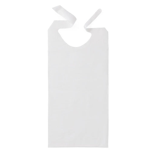 Disposable Tissue/Poly-Backed Adult Bibs,White 300 (CS)