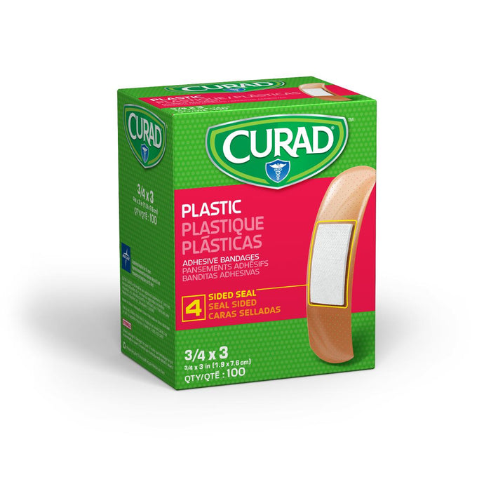 CURAD Plastic Adhesive Bandages,Natural,No 1200 (CS)
