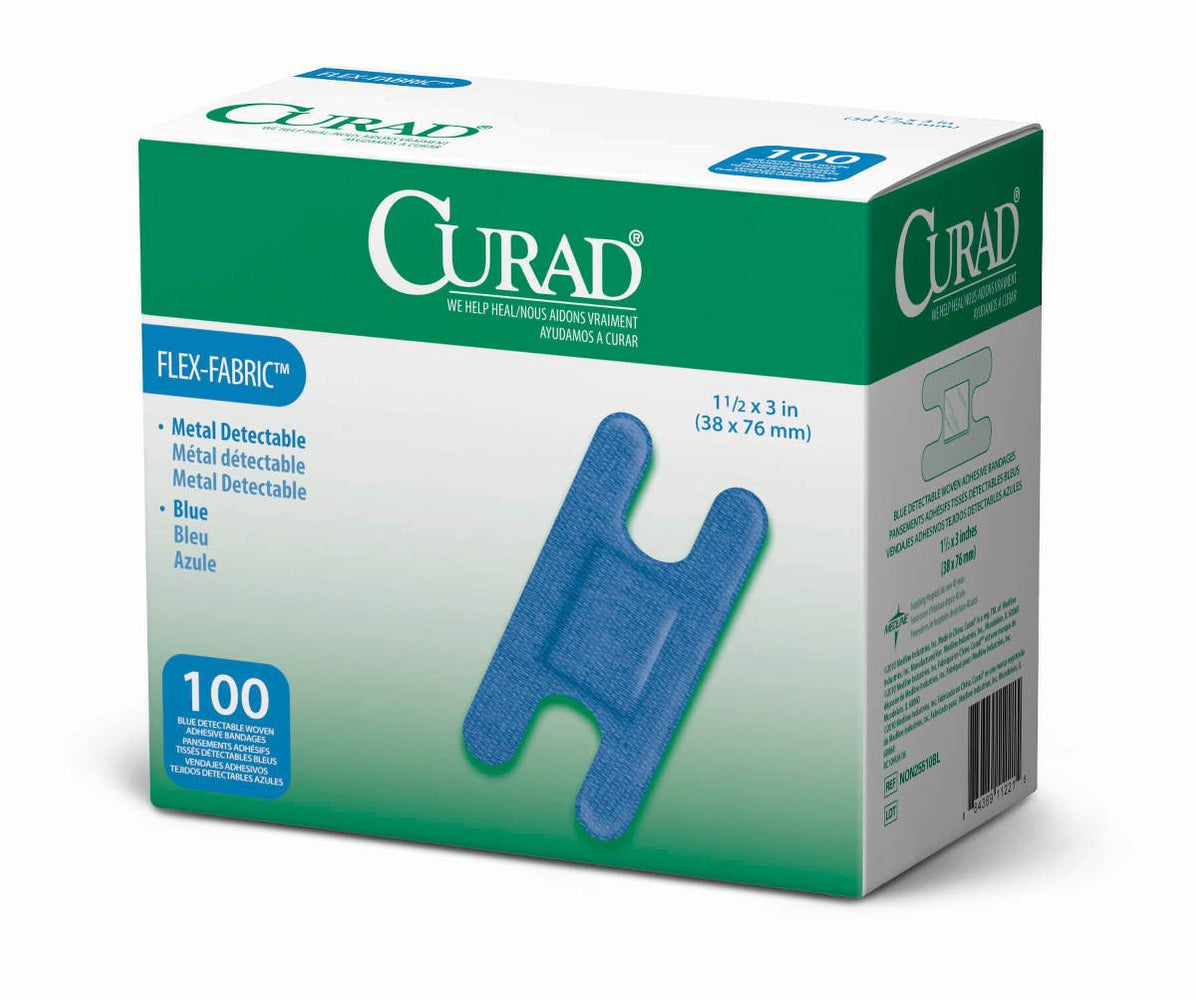 CURAD Food Service Adhesive Bandages,Blue,No 1200 (CS)