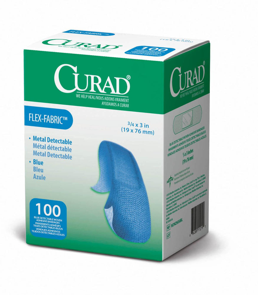 CURAD Food Service Adhesive Bandages,Blue,No 1200 (CS)