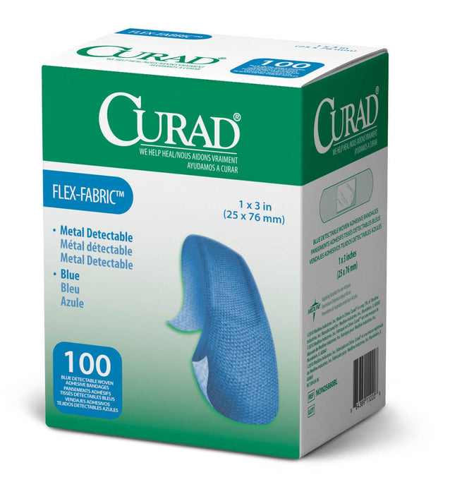 CURAD Food Service Adhesive Bandages,Blue,No 1200 (CS)