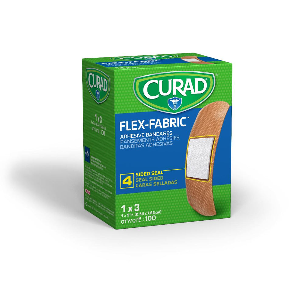 CURAD Flex-Fabric Adhesive Bandages,Natural,No 1200 (CS)