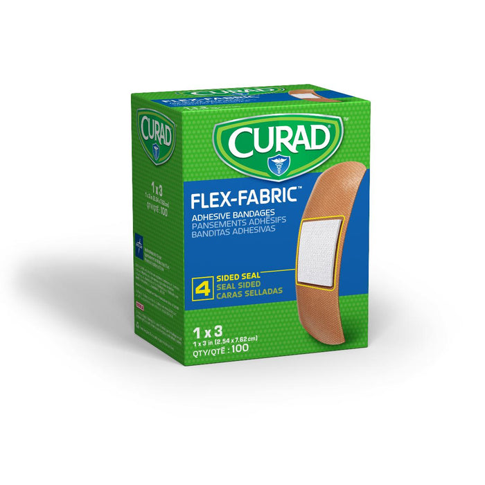 CURAD Flex-Fabric Adhesive Bandages,Natural,No 1200 (CS)