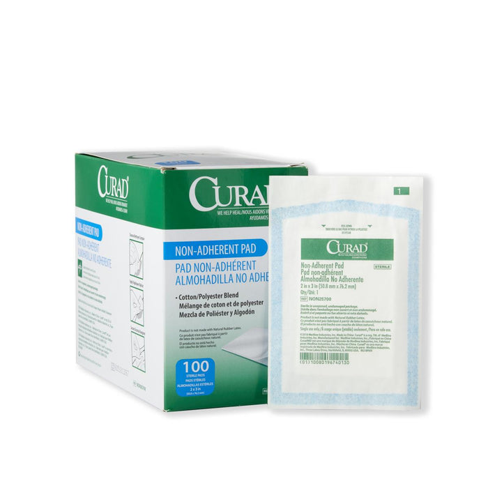 CURAD Sterile Nonadherent Pads 100 (BX)