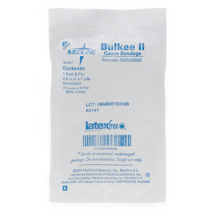 Bulkee II Sterile Cotton Gauze Bandages 100 (CS)