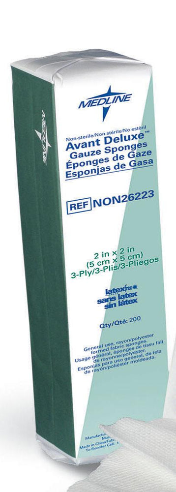 Deluxe Nonsterile Nonwoven Gauze Sponges 2000 (CS)