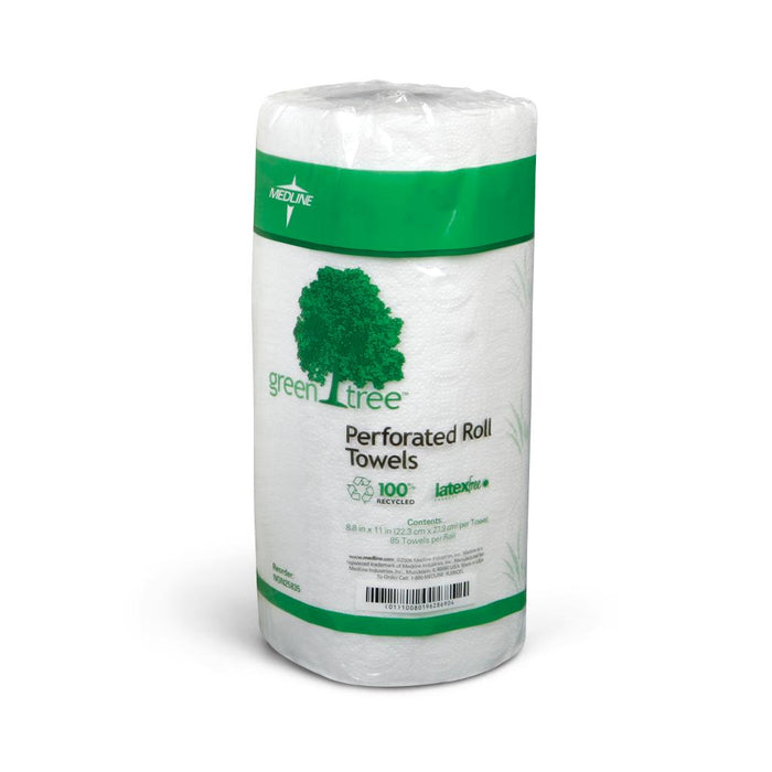 Green Tree Perforated Paper Towel Roll,White 30 (CS)