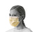 Isolation Face Masks with Ear Loops,Yellow 50 (BX)