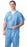 Disposable Scrub Tops,Blue,Large 30 (CS)