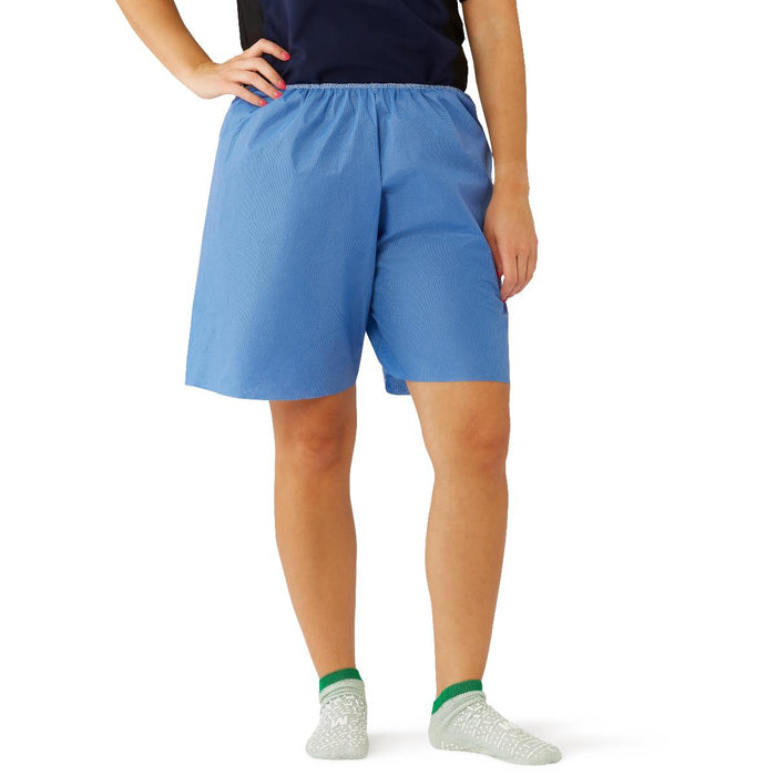 Disposable Exam Shorts,Blue,Medium 30 (CS)