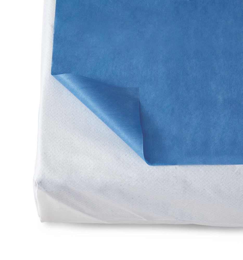 Disposable Flat Bed Sheets,Dark Blue 50 (CS)