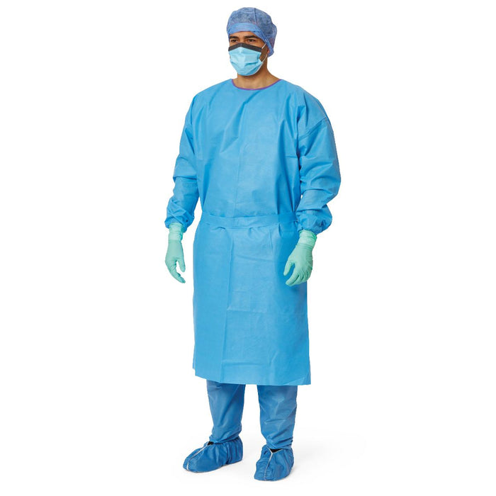 AAMI Level 3 Isolation Gowns,Blue,X-Large 50 (CS)