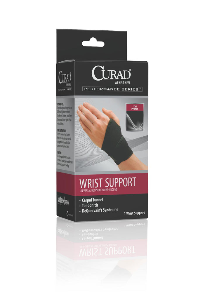 CURAD Performance Series Neoprene Wraparound Wrist Support,Universal 4 (CS)