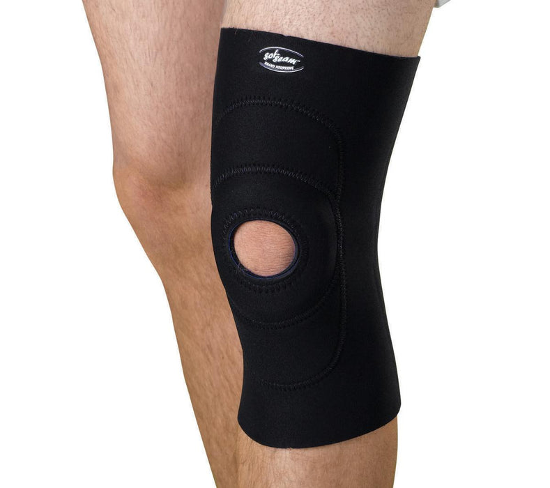 Knee Supports with Round Buttress,Black,X-Large 1 (EA)