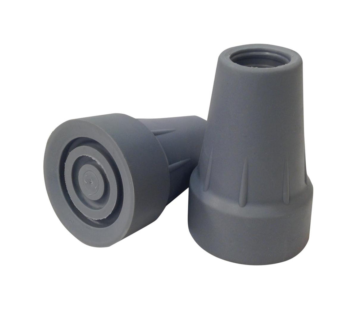 Extra Large Crutch Replacement Tips,Gray 6 (CS)
