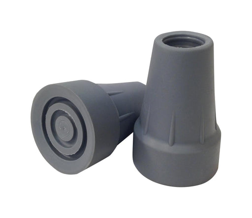 Extra Large Crutch Replacement Tips,Gray 6 (CS)