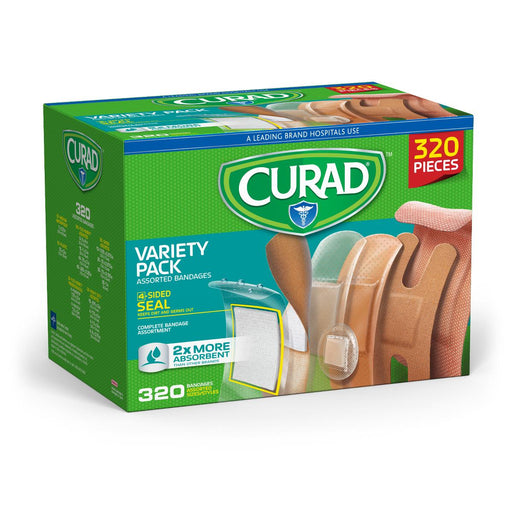 CURAD Variety Pack Assorted Bandages 18 (CS)