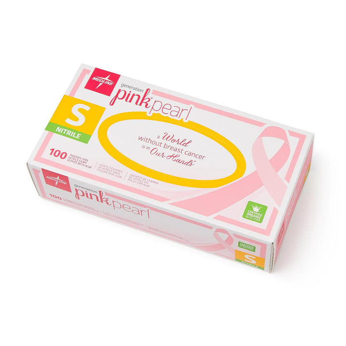 Generation Pink Pearl Nitrile Exam Gloves,Pink,Small 1000 (CS)