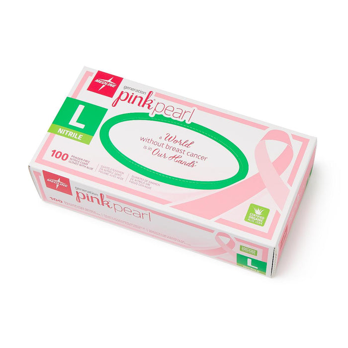 Generation Pink Pearl Nitrile Exam Gloves,Pink,Large 1000 (CS)