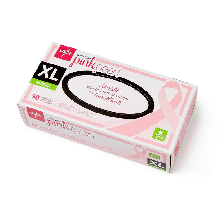 Generation Pink Pearl Nitrile Exam Gloves,Pink,X-Large 900 (CS)