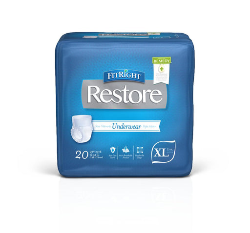 FitRight Restore Protective Underwear with Remedy Phytoplex,X-Large 80 (CS)