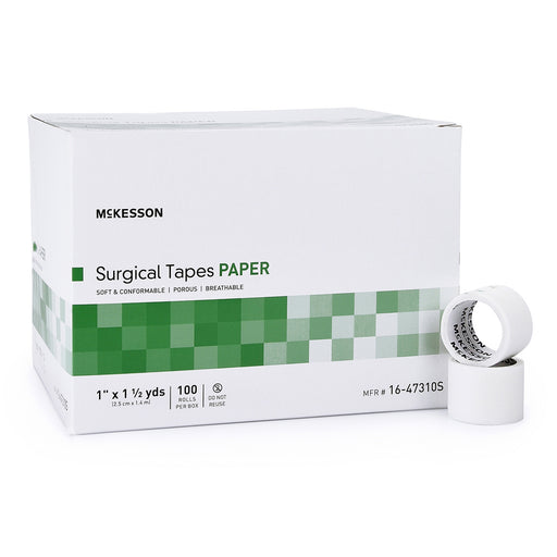 mckesson-paper-medical-tape-1-inch-x-1-frac12-yard-white