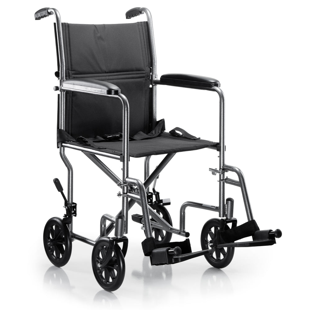 mckesson-lightweight-transport-chair-black-with-silver-vein-finish