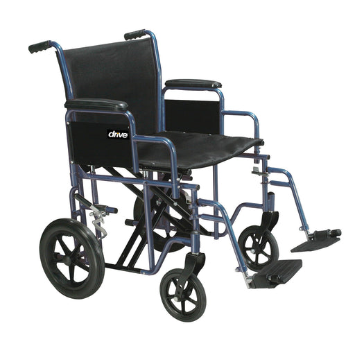 drive-trade-bariatric-heavy-duty-transport-chair-black-with-blue-finish