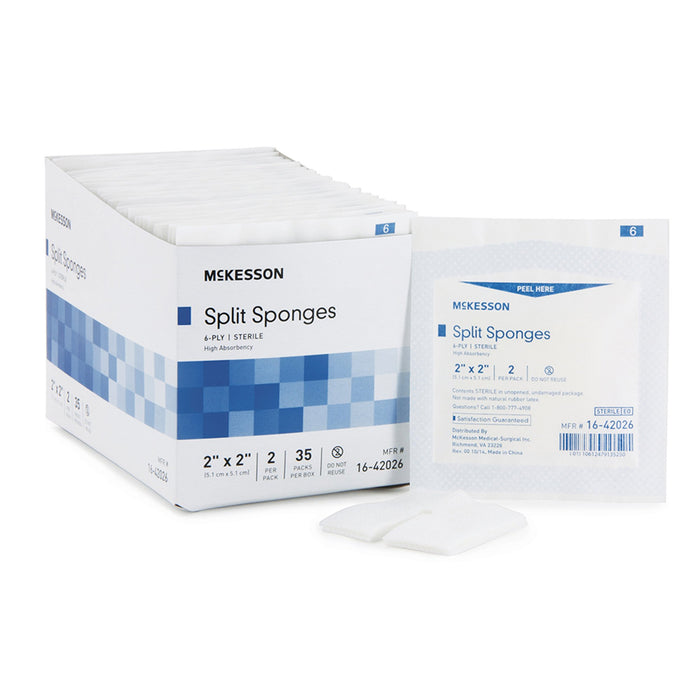 mckesson-iv-drain-split-dressing-2-x-2-inch