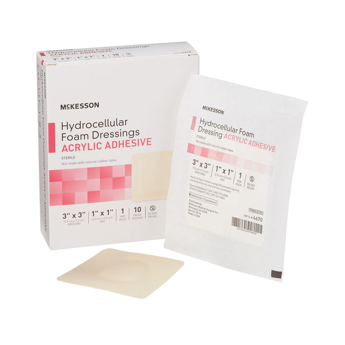 mckesson-square-sterile-adhesive-acrylic-foam-dressing-with-border-3-x-3-inch