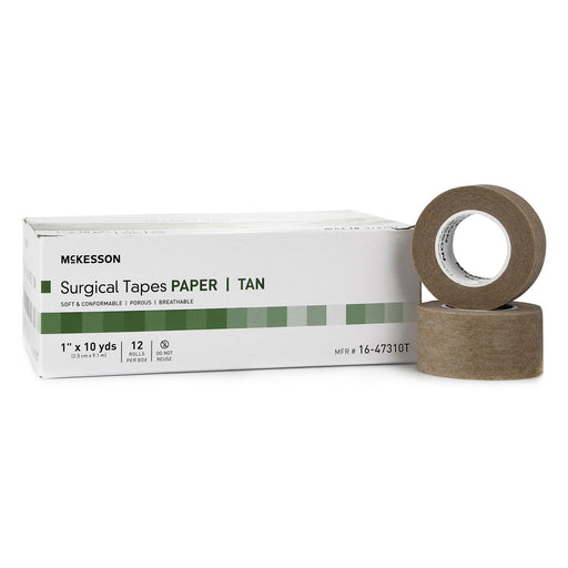 mckesson-paper-medical-tape-1-inch-x-10-yard-tan