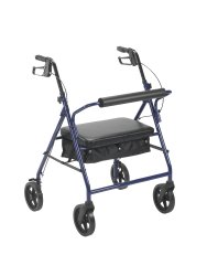 mckesson-4-wheel-bariatric-rollator-8-in-wheel-37-39-in-handle-blue-400-lbs-steel-frame