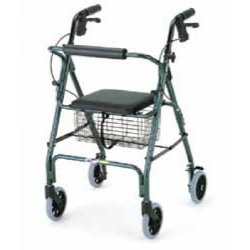 nova-ortho-med-getgo-classic-4-wheel-rolling-walker-6-in-wheel-32-25-36-5-in-handle-green-300-lbs-capacity-aluminum-frame