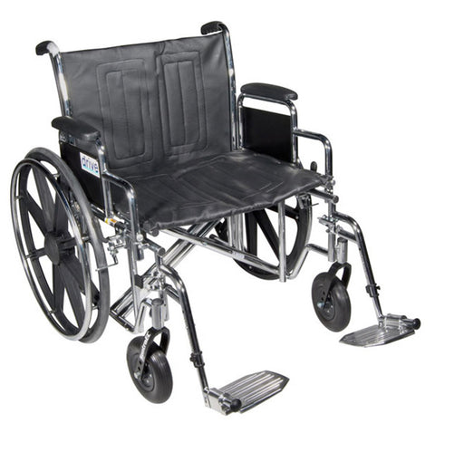 drive-trade-sentra-ec-heavy-duty-wheelchair-with-padded-removable-arm-composite-mag-wheel-24-in-seat-swing-away-footrest-450-lbs