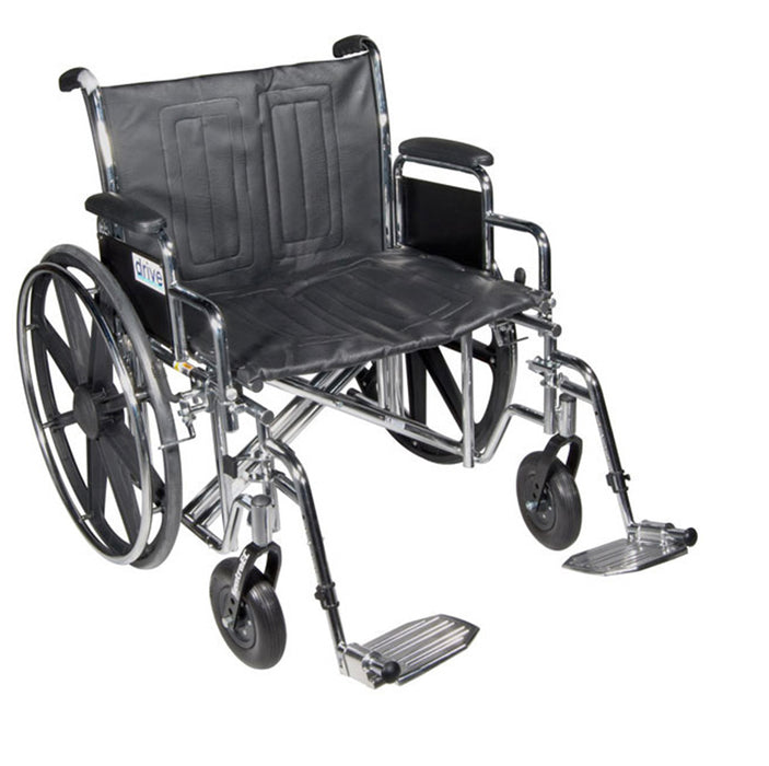 drive-trade-sentra-ec-heavy-duty-wheelchair-with-padded-removable-arm-composite-mag-wheel-24-in-seat-swing-away-footrest-450-lbs