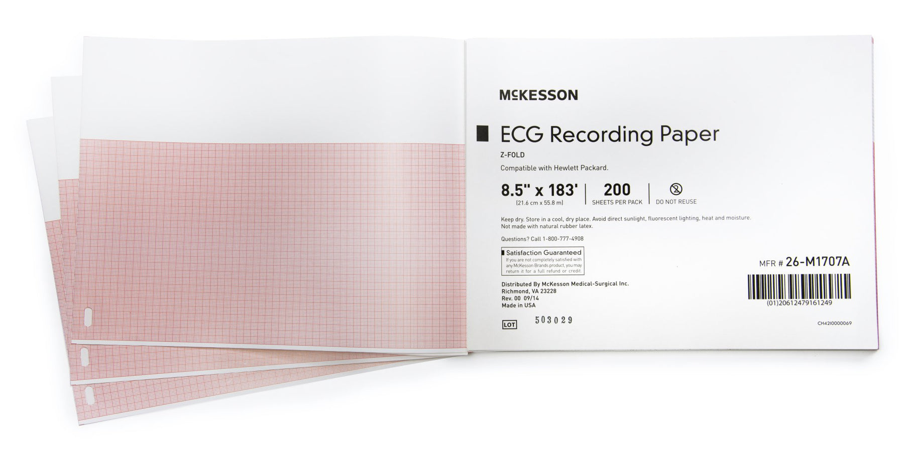 mckesson-ecg-recording-paper