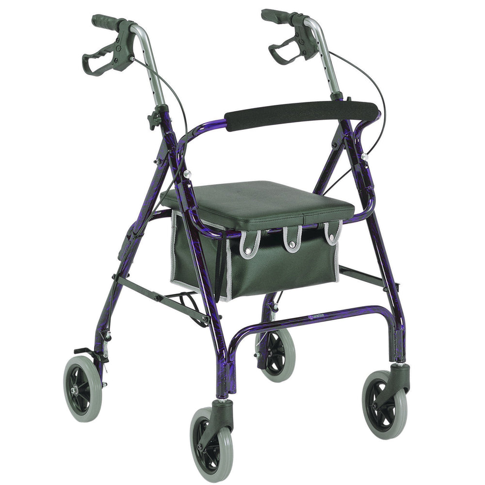 merits-4-wheel-rollator-blue