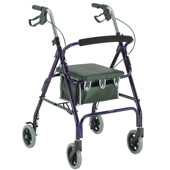 merits-4-wheel-rollator-blue