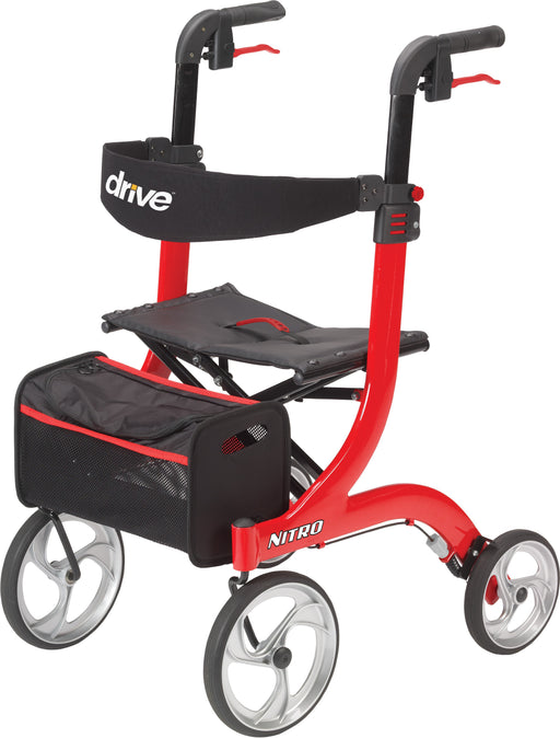 drive-trade-nitro-4-wheel-rollator-red