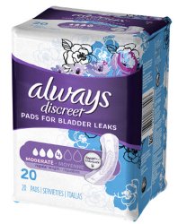 always-reg-discreet-moderate-bladder-control-pad-one-size-fits-most