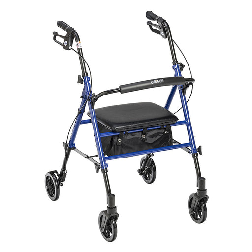 drive-trade-4-wheel-rollator-blue