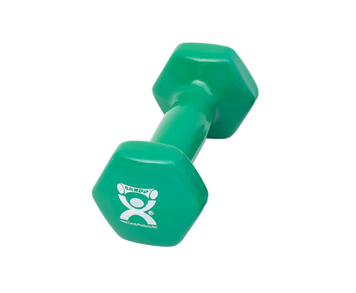 cando-reg-vinyl-coated-dumbbell-green-3-lbs-each